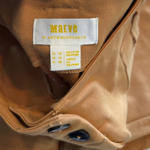 HP🎉 NWT Anthropologie The Naomi Ponte Wide-Leg Flare Pants by Maeve - Picture 9 of 10